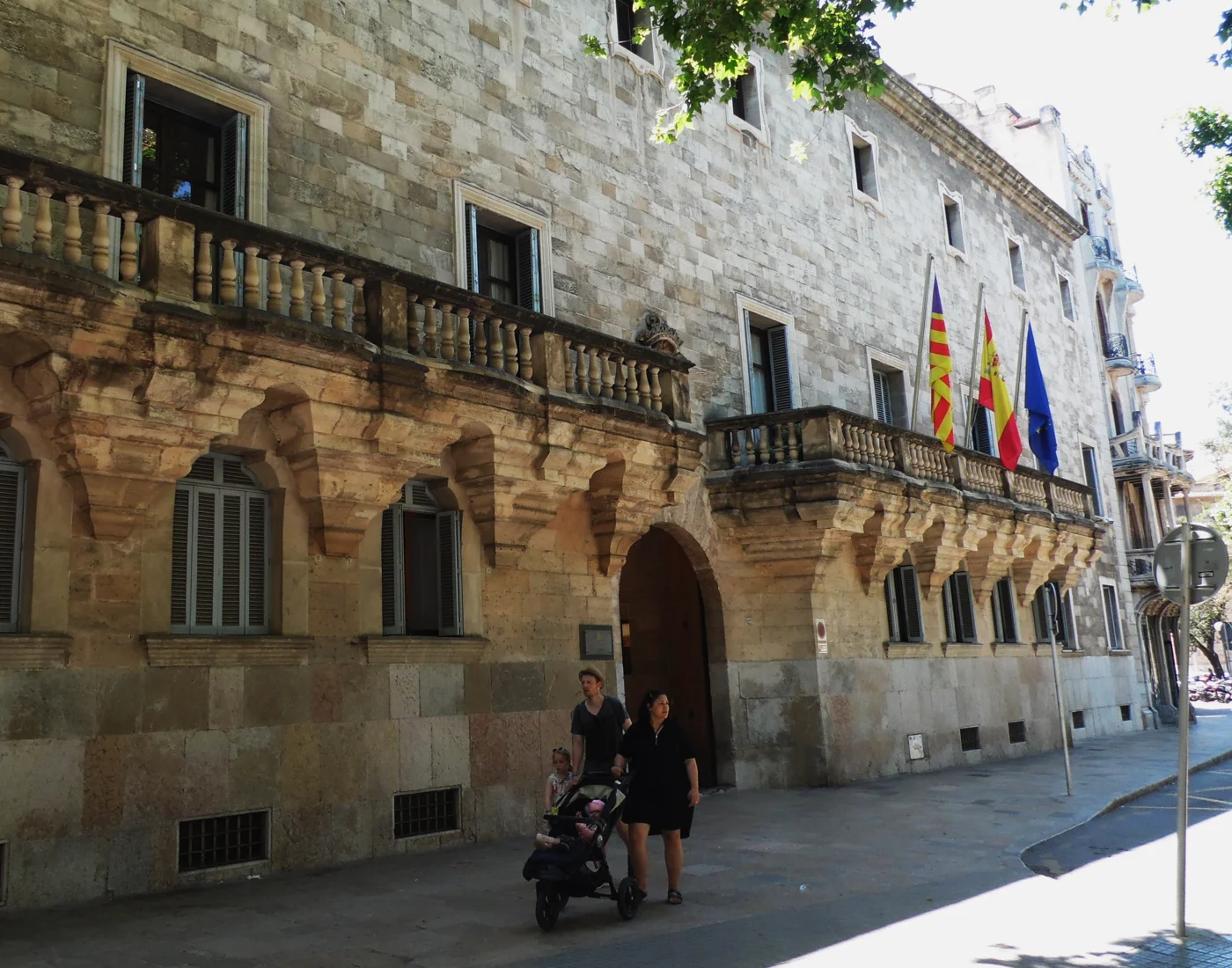 Can Berga in Palma, photographed in May 2019. Archive photograph providing judicial context; it does not show the alleged events or the announced hearing.