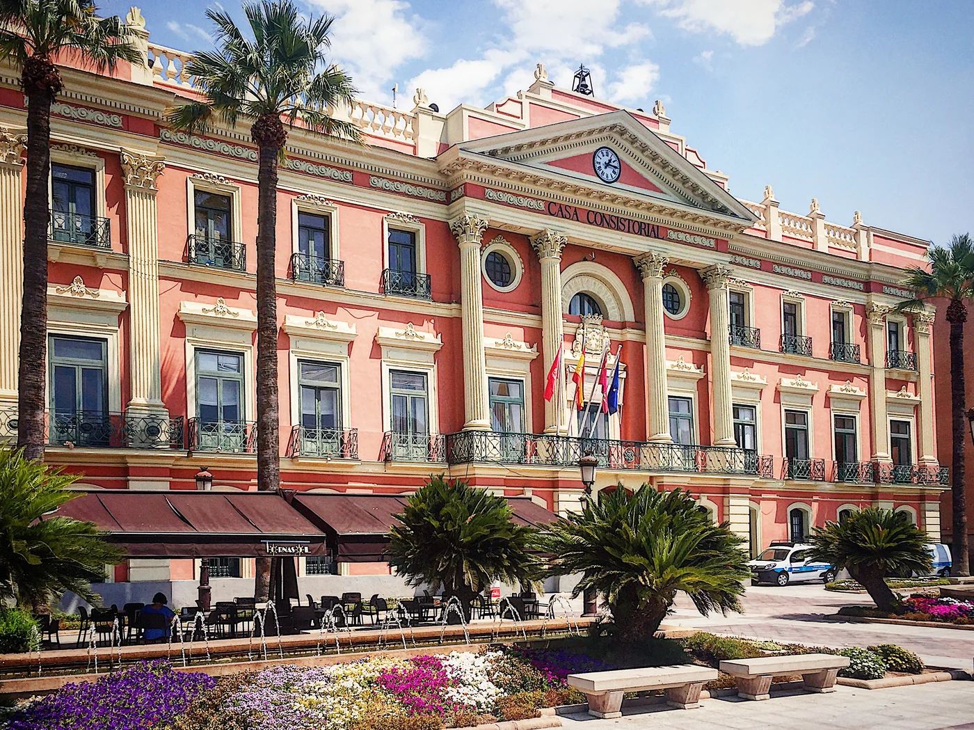 Murcia City Hall in a 2018 archive photograph. Institutional context for the municipality’s participation in ARMADILLO.