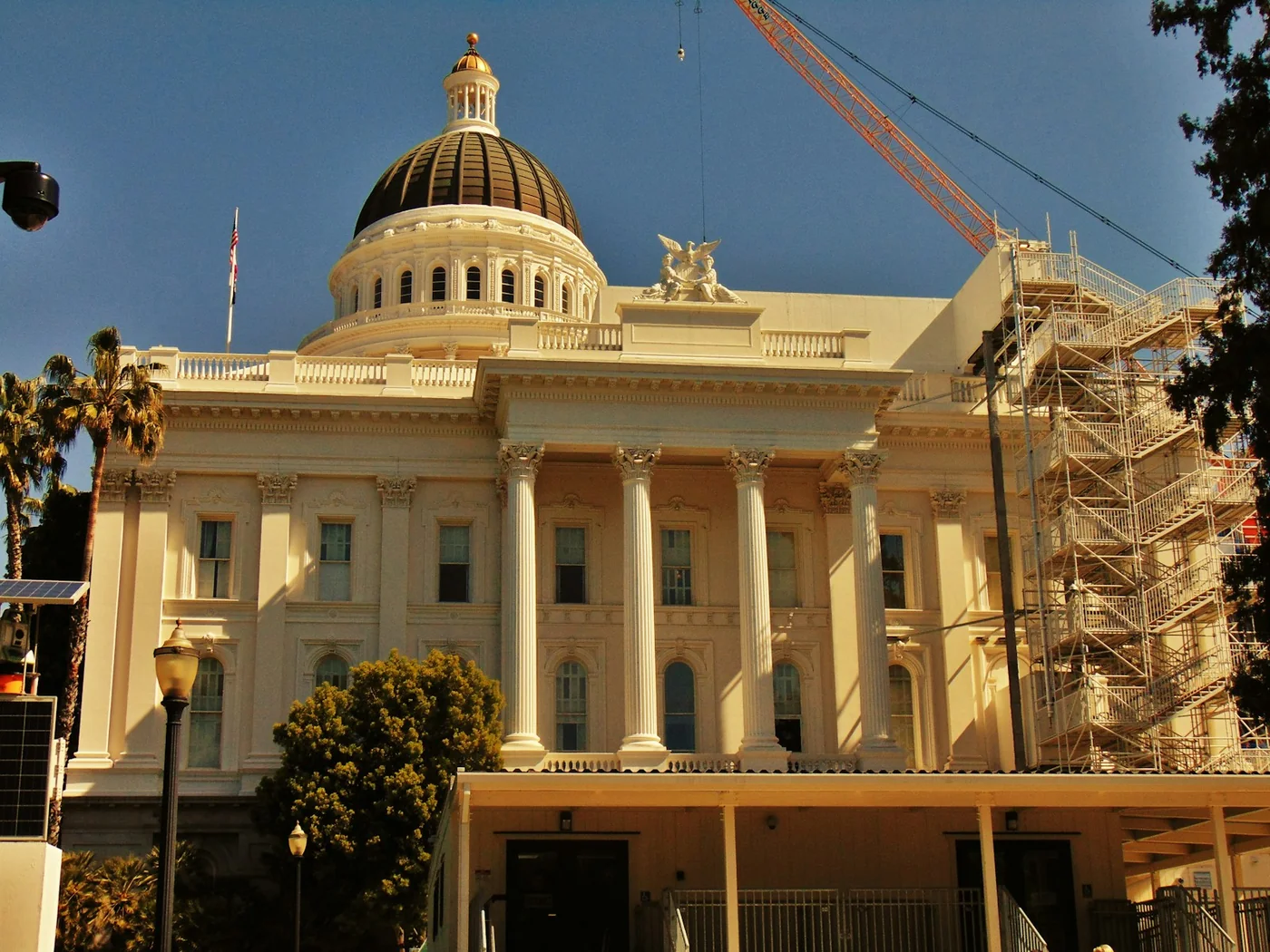 California State Capitol in Sacramento. Institutional context photograph; it does not document the passage of AB 1013.