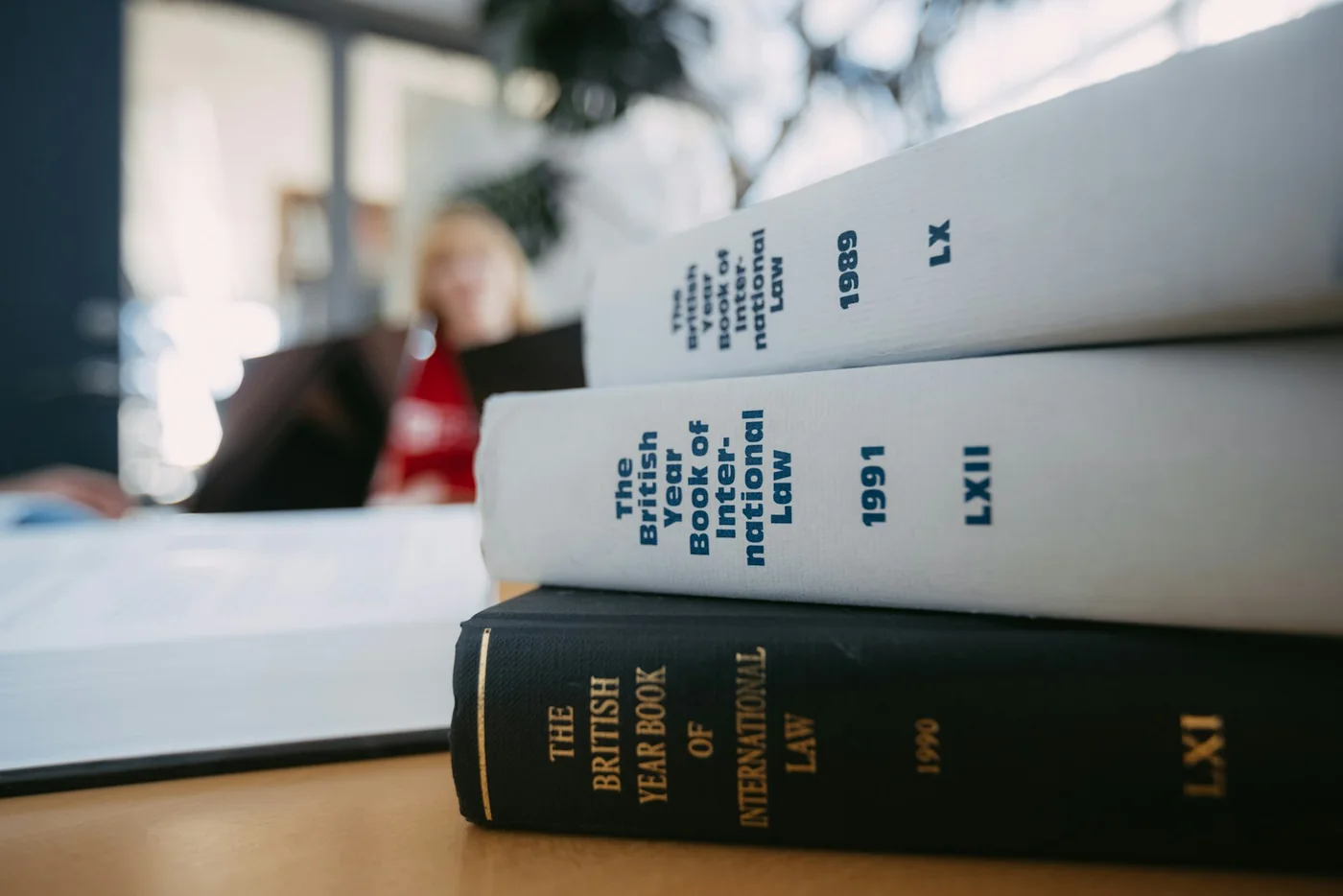 Legal books. Thematic context photograph; it does not show Colima legislation or a session of its Congress.